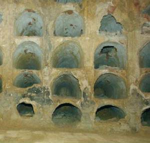 En la muralla p�nica fueron enterradas v�ctimas