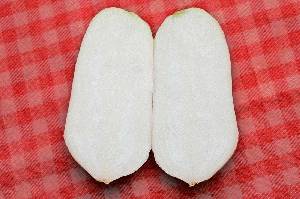 Secci�n de un nabo 