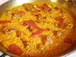 Arroz y conejo