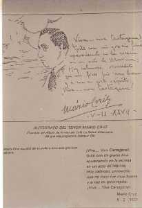 Anecdota de Mario Cruz en el Teatro Circo 1927