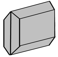 Cristal de cerusita Cristal de cerusita