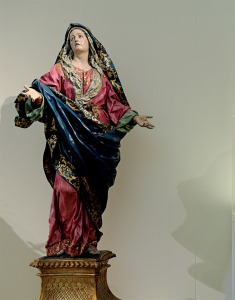 F. Salzillo. Dolorosa. 1735. Madera policromada. 126 x 70 x 61 cm.