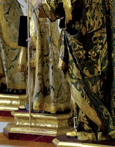 Detalle de los cuatro santos de Cartagena