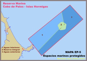 Figura 1. Representaci�n esquem�tica del �rea que ocupa la Reserva marina