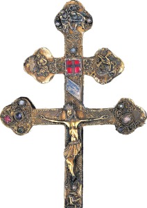 Taller Francs. Relicario del Lignum Crucis. Siglo XIV. Iglesia Parroquial de San Miguel. Estella. Navarra