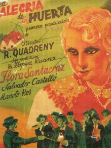 Cartel promocional de 'La Alegra de la Huerta' (1940) de Ramn Quadreny
