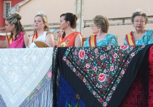 Las reinas de las fiestas de los Mart�nez del Puerto (Murcia)
