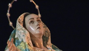 Detalle de 'La Dolorosa', atribuida a Roque Lpez 