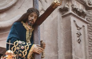 'Jess del Gran Poder' a la Salida de la iglesia de San Nicols de Bari 