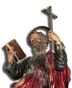 'Judas Tadeo' de Nicols Salzillo. Siglo XVIII