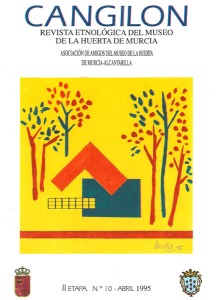 Abril de 1995. Portada ilustrada con Paisaje de la Huerta, de Aurelio [Revista Cangil�n]