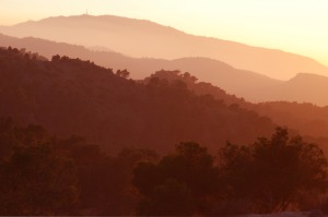 Atardecer en la Sierra de Carrascoy 