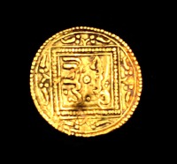 Moneda andalus� (1/10 de dinar).2