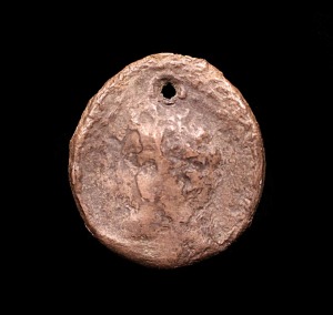 Moneda hispano-cartaginesa (plata, acuacin; Siglos III-II a.C)