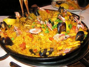 Paella de marisco