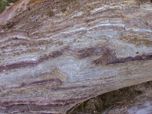 Detalle de los yesos tri�sicos 