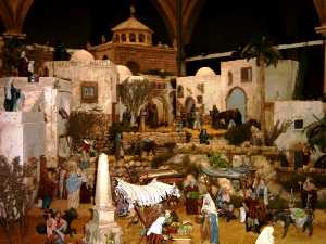 Panormica del Mercado. Beln Municipal de Lorca