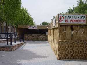 Barraca de la Pe�a Huertana El Pimiento - Bando de la Huerta - Fiestas de Primavera 2004