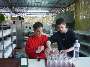 Barraca de la Pe�a Huertana El Pimiento - Bando de la Huerta - Fiestas de Primavera 2004