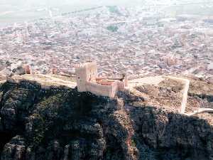 Foto area del Castillo de Jumilla