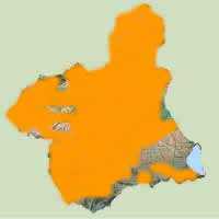 Distribucin del Jabal en la Regin de Murcia