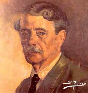 Autorretrato de Pedro Snchez Picazo de 1922 