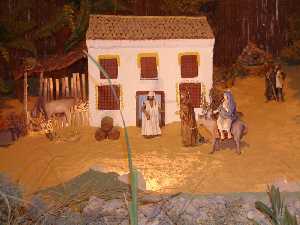 Mara y Jos pidiendo posada 