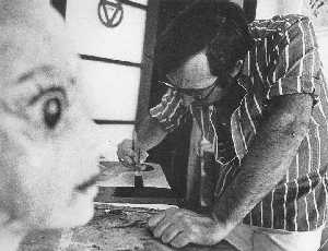 P�rraga - P�rraga en el taller de pintura