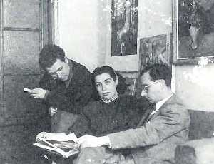 Hern�ndez Carpe con el matrimonio Molina S�nchez 