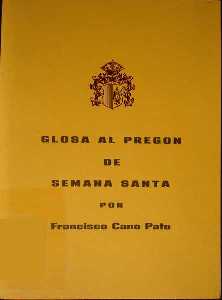 Glosa al pregn de Semana Santa[Francisco Cano Pato]