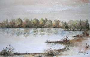 Laguna (exposicin  Alvaro Blancalia 2004)