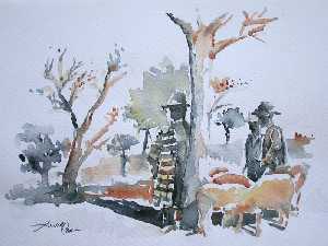 Pastores (exposicion alvaro blancalia 2004)