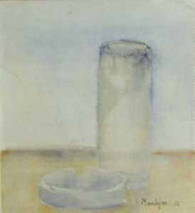 Vaso con cenicero 