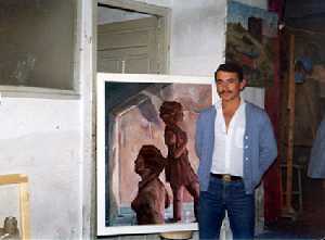 En la escuela de arte del maestro Juan Solano 