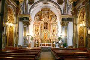 Interior de la Iglesia de San Pablo de Abarn 