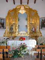 Interior de la ermita 