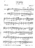 Partitura del Cantar Huertano de los Mayos  (primera hoja) 