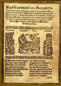 Romance de Gin�s P�rez de Hita, portada del libro 'De la vida murciana de Gin�s P�rez de Hita'. Manuel Mu�oz Barber�n y Juan Guirao Garc�a (Acad. Alfonso X,1987) 