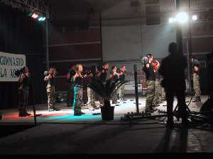 Exhibicin de gimnasia en el Recinto Ferial 