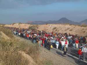 Bajada en romera de la Virgen 