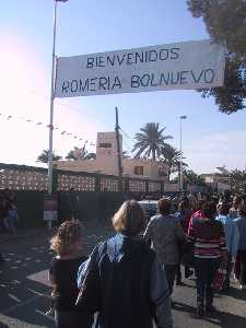 Bolnuevo da la bienvenida a los romeros 