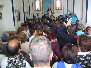 Entrada de la Virgen en la Ermita de Bolnuevo 