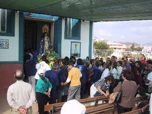 Llegada de la Virgen a la Ermita 