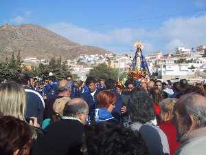 Virgen del Milagro en romera 