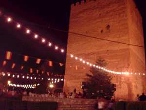 Decoraci�n nocturna del Castillo 