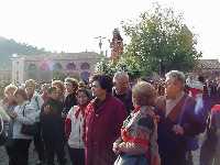 La Santa abandona el Santuario 
