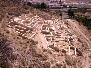 Panormica del yacimiento del Castillo de Yecla 