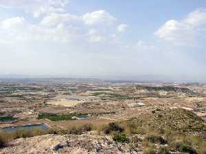 Vista de la Vega de Fortuna desde el Castillico 