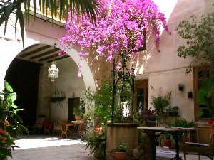 Patio interior de la Casa Cabrera de Abanilla