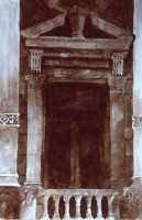 Acuarela del Ayuntamiento de Cartagena 